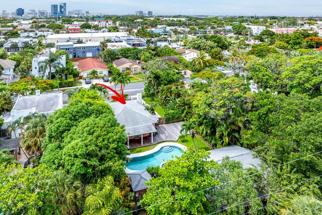 view of birds eye view of property