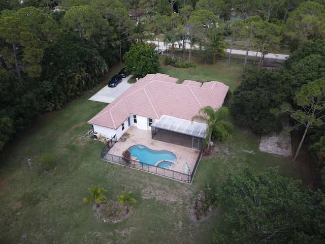 view of birds eye view of property