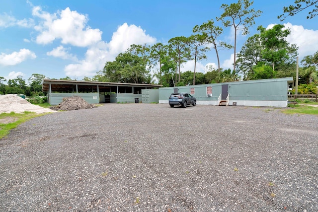 view of manufactured / mobile home