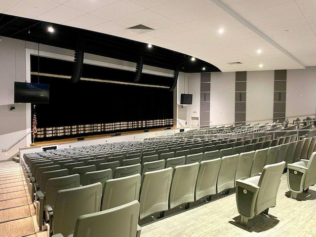 view of home theater room