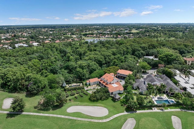 drone / aerial view featuring a residential view