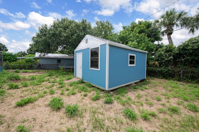 view of outbuilding