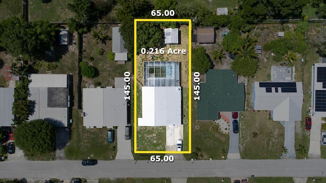 1013 Hispana Ave, Fort Pierce, FL 34982 - aerial overview of property's location with property boundaries highlighted