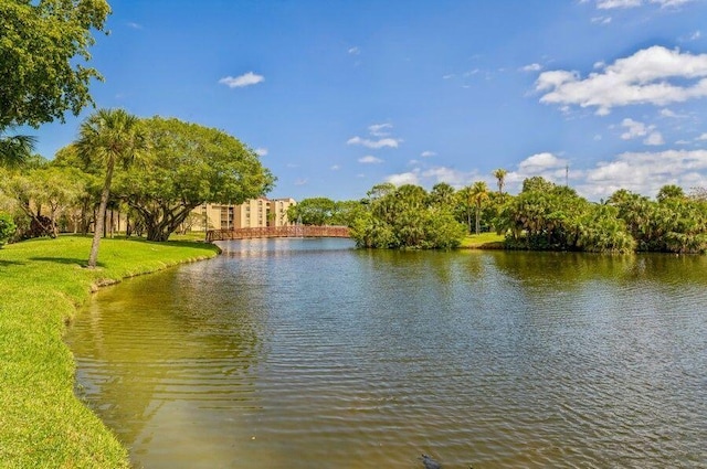 view of water feature