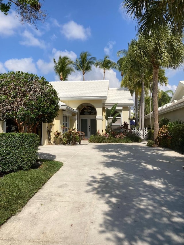 view of ranch-style home