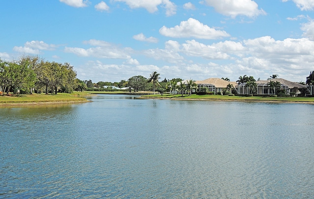 view of water feature