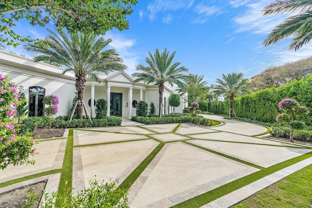 view of front of house featuring french doors