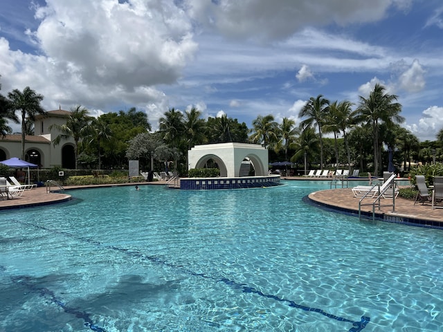 view of swimming pool