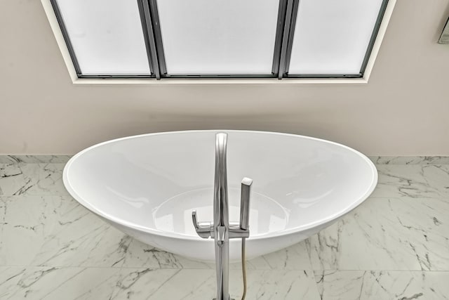 interior details with a freestanding bath