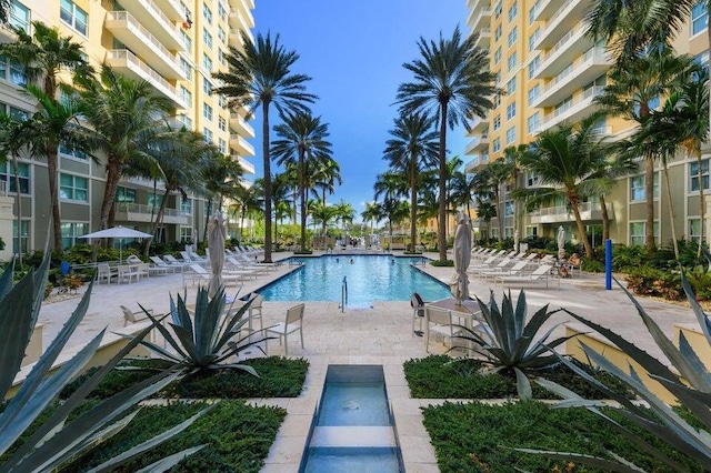 view of pool