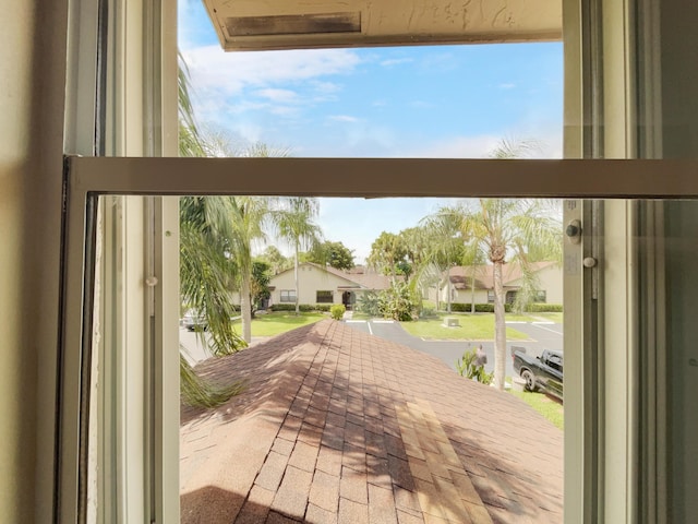 view of doorway to outside