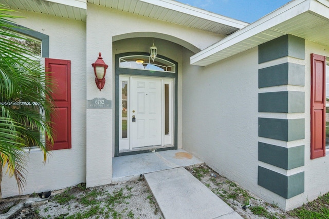 view of property entrance