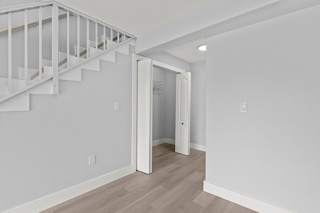 interior space featuring hardwood / wood-style flooring