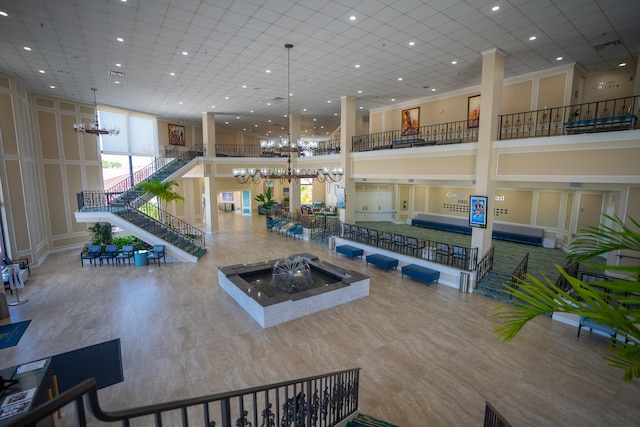 view of community lobby