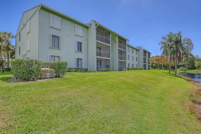 view of property featuring a water view