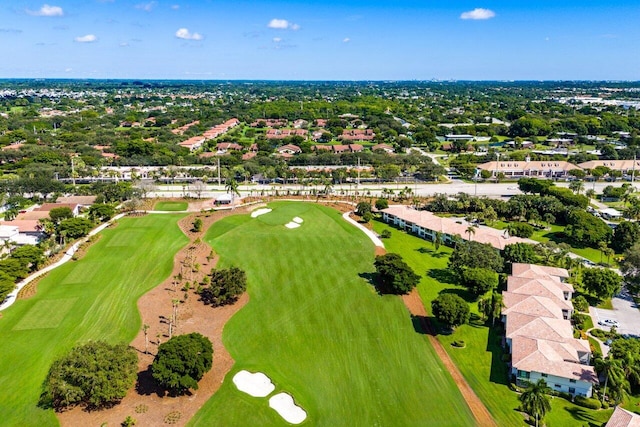 10093 Quail Covey Road Hibiscus N, Boynton Beach, FL 33436 - aerial perspective of suburban area with a golf club
