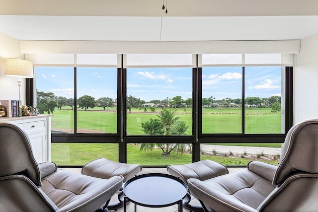 sunroom with a wealth of natural light