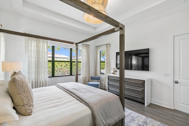 13173 Faberge Pl, Palm Beach Gardens, FL 33418 - bedroom featuring wood finished floors and baseboards