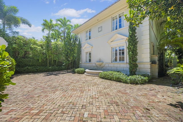 exterior space with a patio