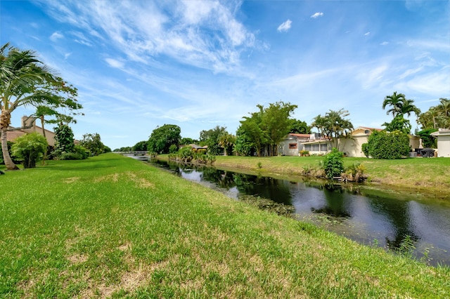 view of property view of water