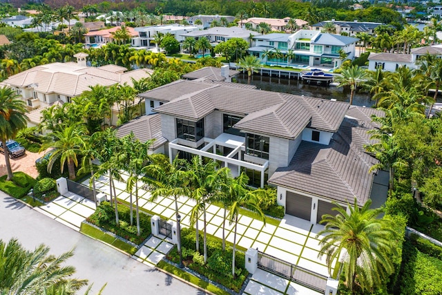 drone / aerial view featuring a residential view