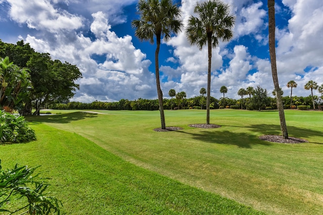 surrounding community featuring a yard