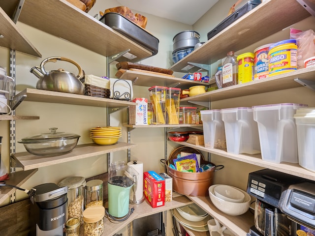 view of pantry