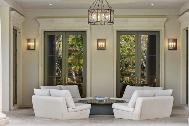 view of patio / terrace with french doors