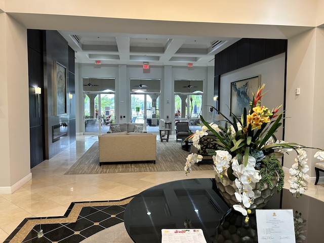 lobby with visible vents