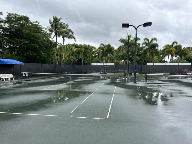 view of sport court