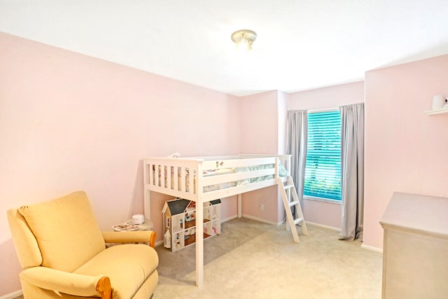 office with ornamental molding and light colored carpet