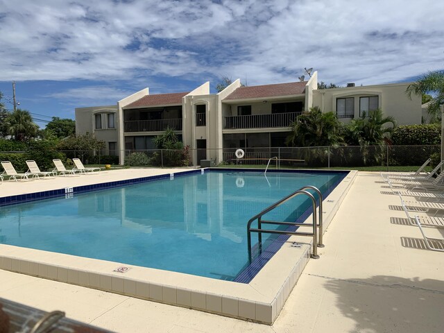 view of pool