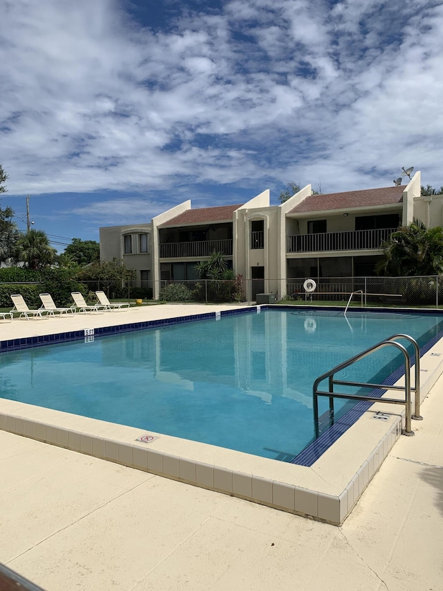 view of pool