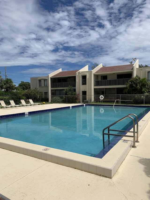 view of pool