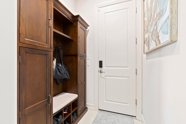 view of mudroom