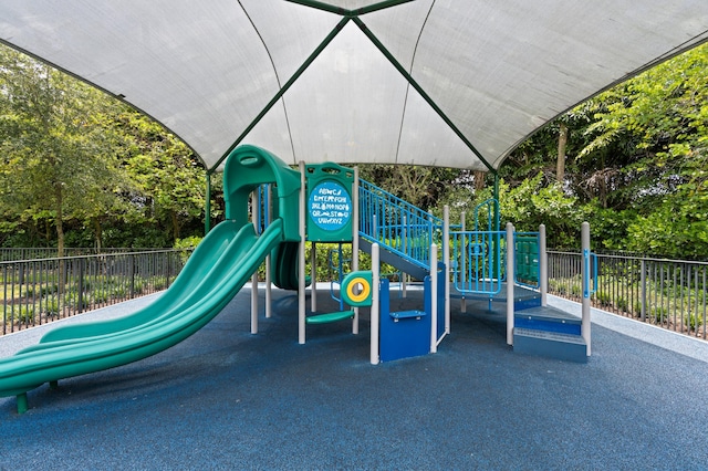 view of play area