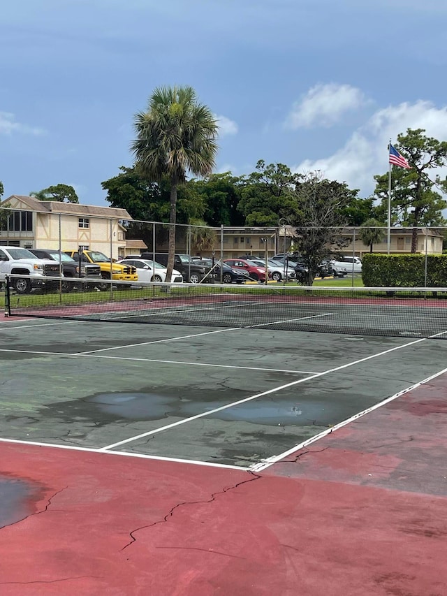 view of sport court