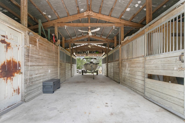 view of stable