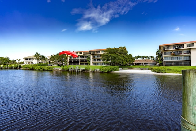 property view of water