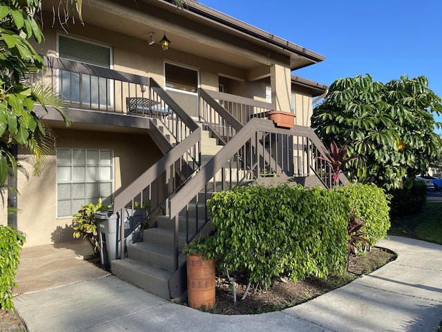 view of property with stairs
