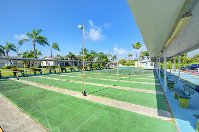 740 Horizons W Unit 105, Boynton Beach, FL 33435 - view of community with shuffleboard