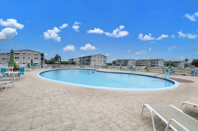 view of pool