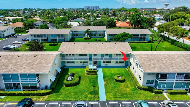 740 Horizons W Unit 105, Boynton Beach, FL 33435 - aerial perspective of suburban area