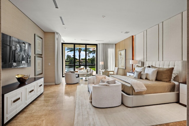 190 NE 5th Ave, Boca Raton, FL 33432 - bedroom featuring expansive windows and access to exterior