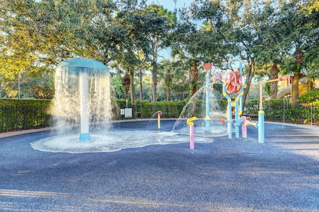 view of community featuring a playground