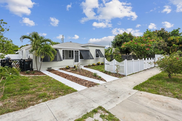 view of front of home