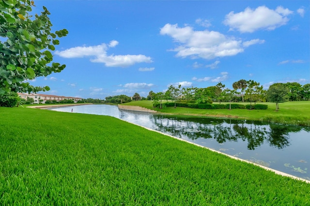 property view of water