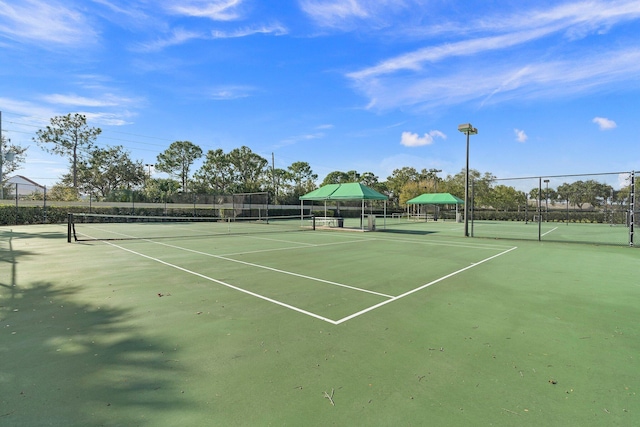 view of sport court