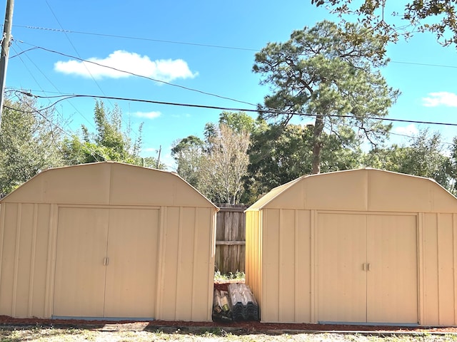 view of outdoor structure