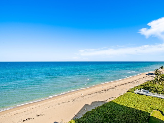 water view with a beach view